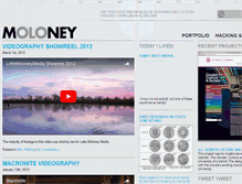 Tablet Screenshot of moloneydesign.com